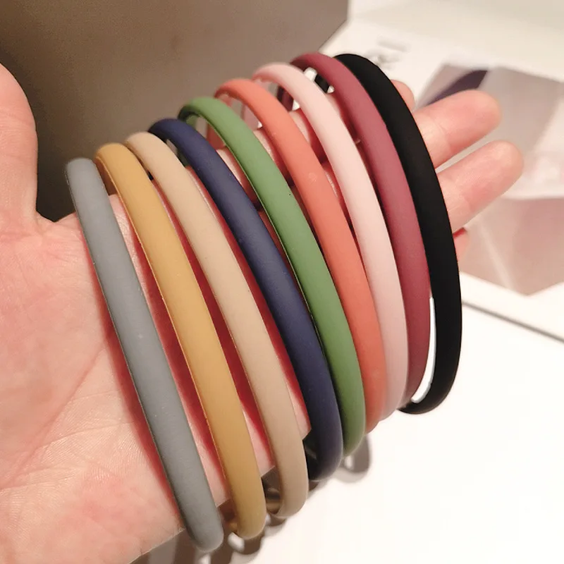 

Free Headbands Women Hair Band Hoop Designer Hairpins for Girls Hair Bow Headwear Head Buckle Frosted Serrated Hair Accessories