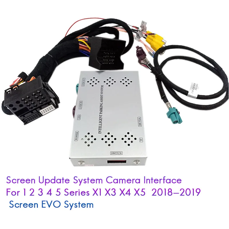 Car Rear View Camera Interface For BMW 1/2/3/4/5 Series X1/X3/X5 2018+ Screen EVO System Reversing Decoder Module |