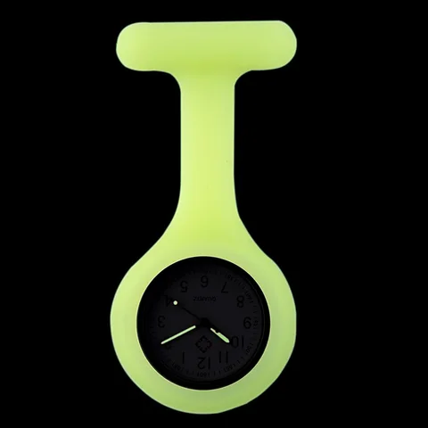 Вахта медсестер медицинские часы карманные брелок корсаж Япония отворотом повседневные аксессуары для кормления силиконовые часы Aqua подарок для врача больница