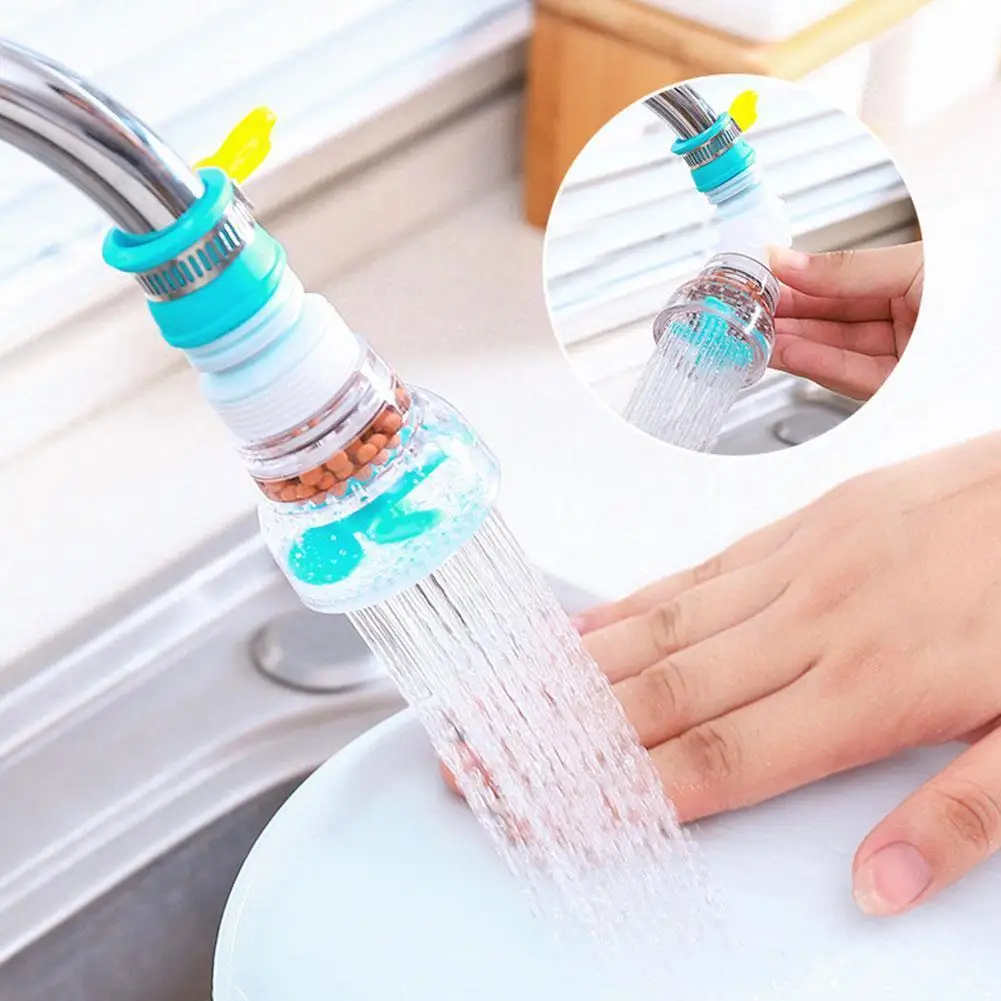 

Kitchen Sink Faucet Extender Spouts Sprayers Shower Tap Water Purifier Nozzle Purifier Bubbler Water Saving Filter 360 Rotation