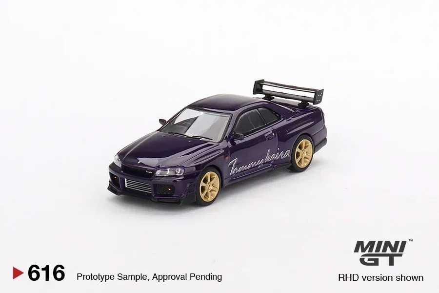 Фото MINIGT 1/64 Nissan GTR Pagani Ford Lamborghini Bugatti автомобиль из сплава, литая под давлением металлическая модель, детский рождественский подарок, игрушки для мальчиков №2