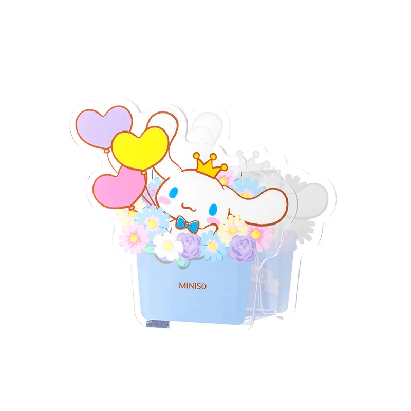 

Kawaii Sanrios Cartoon Cinnamoroll Birthday Crown Pen Holder Storage Box Office Supplies Cute Simple Big-eared Dog Pen Holder