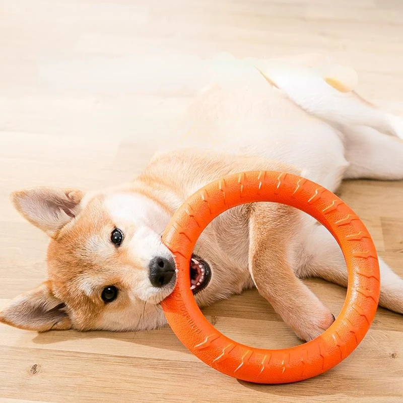 

Игрушки для собак, летающий диск, тренировочное кольцо, съемник против укусов, плавающие игрушки для собак, агрессивные жевательные интерактивные