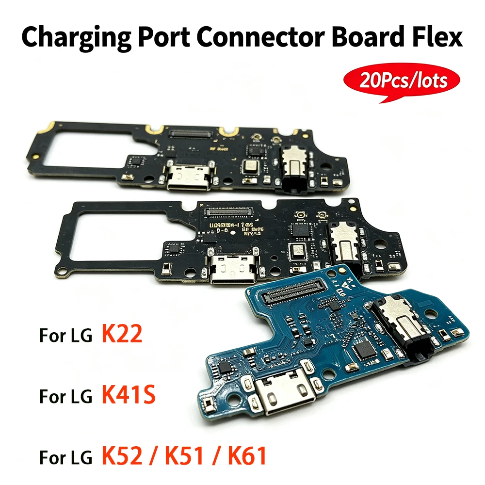 Фото Проверенная плата-коннектор USB для зарядки и передачи данных (гибкий кабель) с разъемом Micro для LG G6, K22, K41S, K42, K52, K51, K61, Q7, Q610, Q8, Q92, Q720 №1