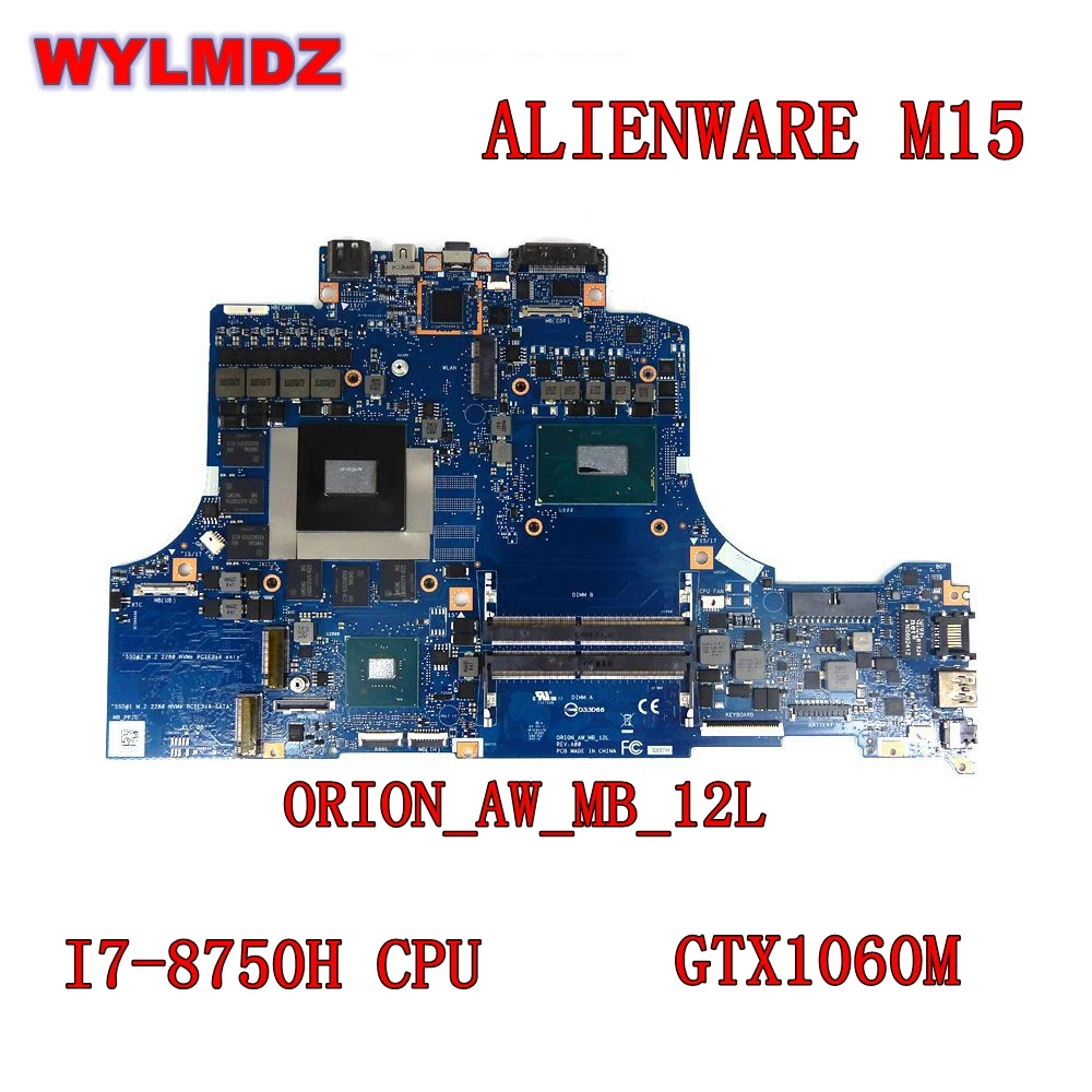

Оригинальная материнская плата i7-8750H для ноутбука Dell Alienware M15