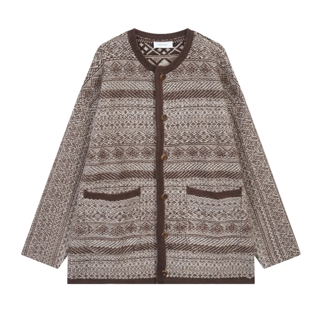 Атмосфера Майяра американский винтажный свитер с длинными рукавами