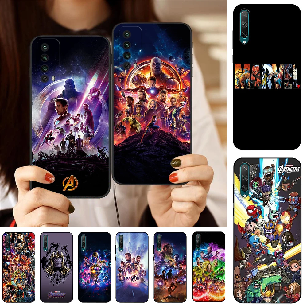 

Силиконовый чехол с супергероями Marvel для Huawei P20 P30 Lite P40 P50 Pro Plus P Smart Y6P Y6 Pro Y7A Y8P Y9S Y9 Prime, задняя крышка