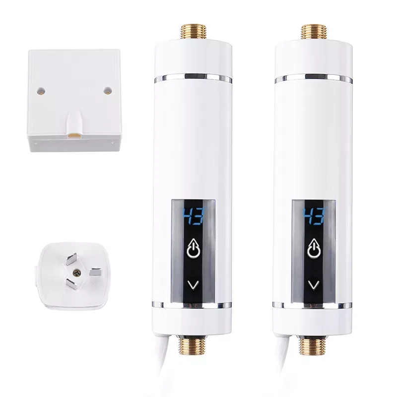 LED Intelligent Electric Water Heater 3500W220V Tankless Instant Boiler Bathroom Shower Set Temperature Adjustable AutomaticallY enlarge