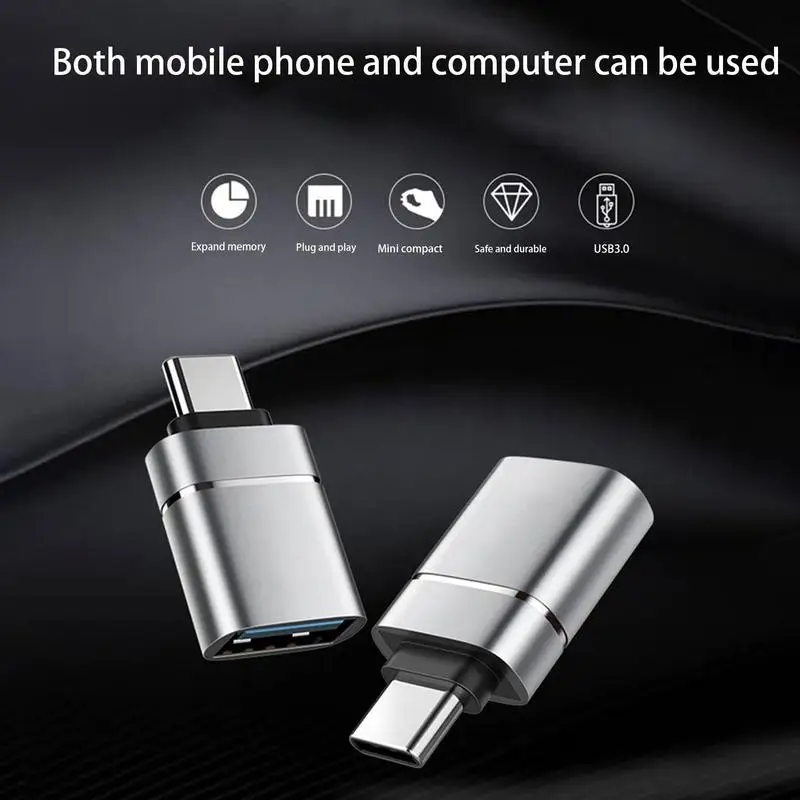 Переходник с Type C на USB 3,0 OTG «папа» на USB «Мама», ForMacbook Air Pro для Samsung S21 для Huawei C Mouse OTG Plug