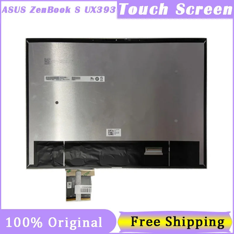 

13.9 Inch Touch Screen For Asus ZenBook S UX393 UX393EA UX393JA B139KAN01.0 LCD Display Assembly Replacement 3300X2200 40 Pin