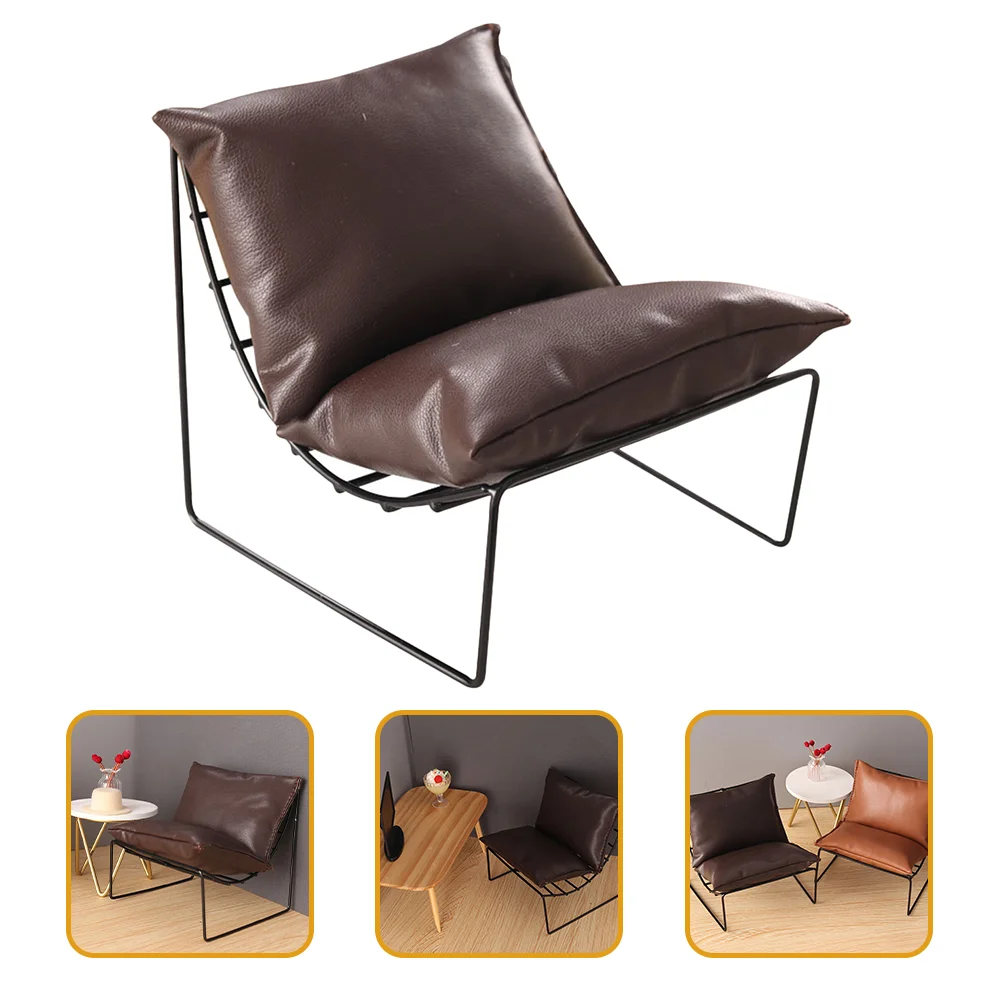 

Iron Sofa Chair Miniature House Furniture Toys Alloy Model Dollhouse