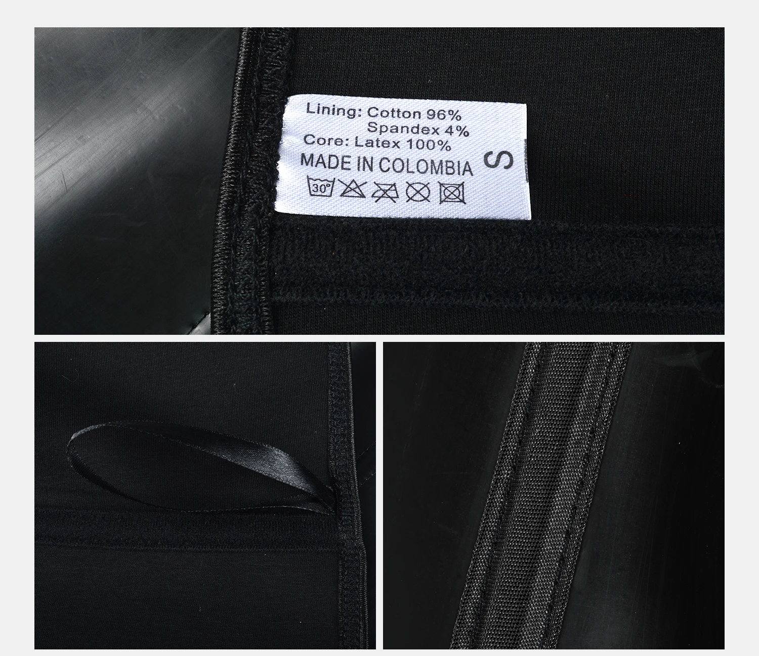 Латексный тренировочный пояс для похудения моделирующий коррекции фигуры