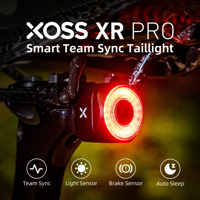 Задний фонарь для велосипеда с датчиком тормоза XRpro