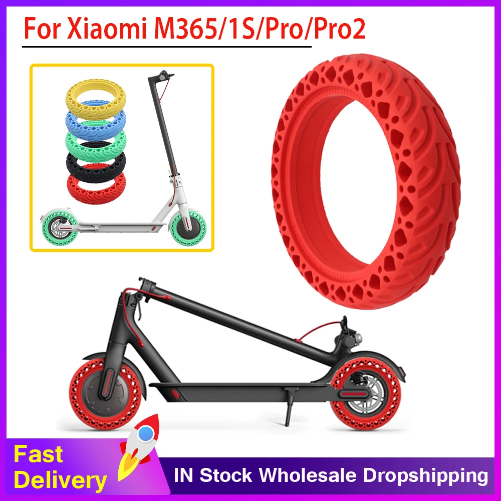 

1pcs Solid Tire For Xiaomi M365 1s Pro Electric Scooter Honeycomb Design 8.5 Inch Electric Scooter Front/Rear Rubber Solid Tires