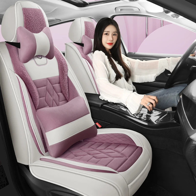 

Тканевые чехлы для автомобильных сидений, теплые зимние накидки для Audi A3, 8P, 8L, Sportback, A1, A5, Q5, A4, B7, Avant, A6, C5, аксессуары для интерьера