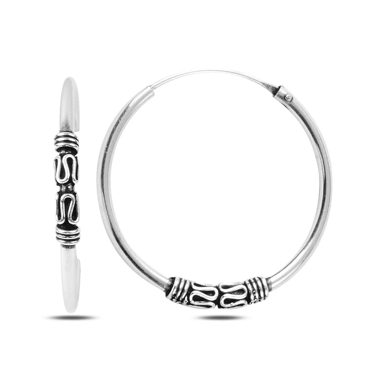 

Серебряные серьги-кольца 925 пробы 30 мм