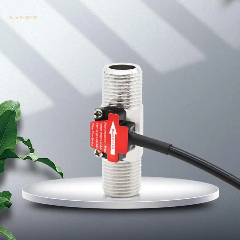 Счетчик жидкости 1-25 л/мин датчик расхода DN15 расходомер из нержавеющей стали воды