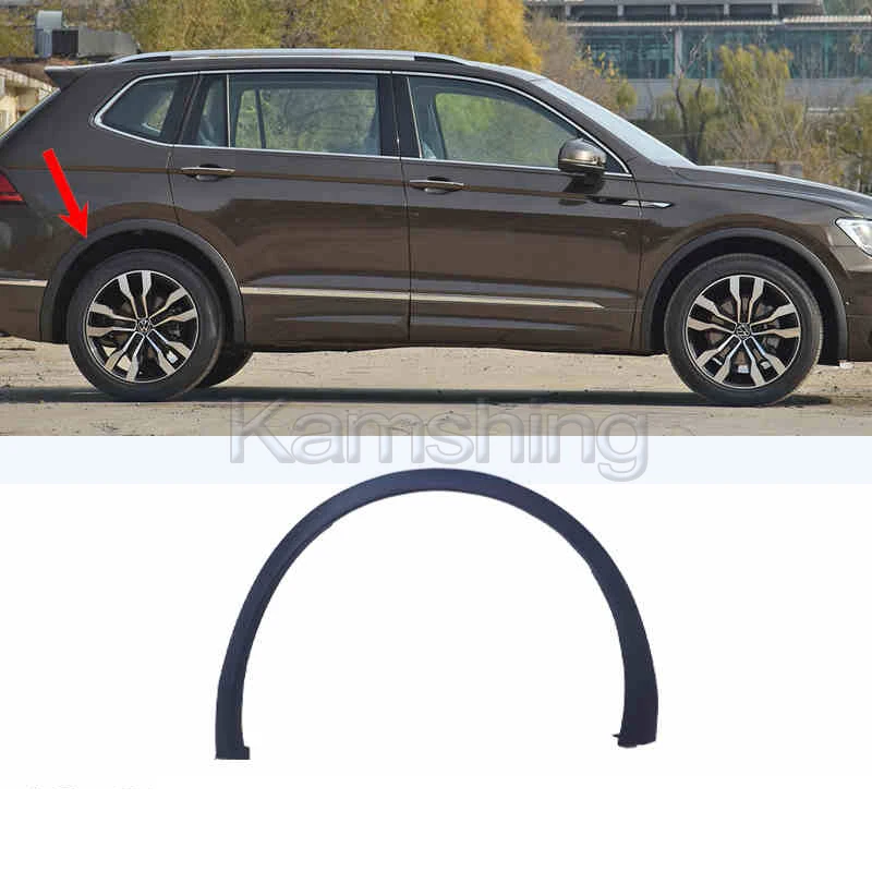 

1 шт., передний или задний бампер, брови колеса для Volkswagen Tiguan R-line 2019-2021, накладка на брови колеса, полоса для предотвращения столкновений