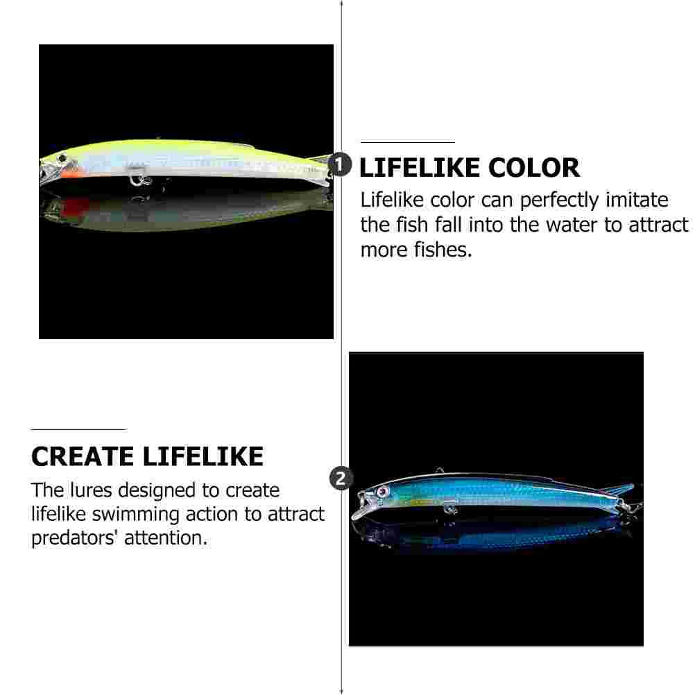 4 Pcs Bass Lures Loach Fishing Lures Metal Fish Lure Fly Fishing Gear Simulation Lure Bait enlarge