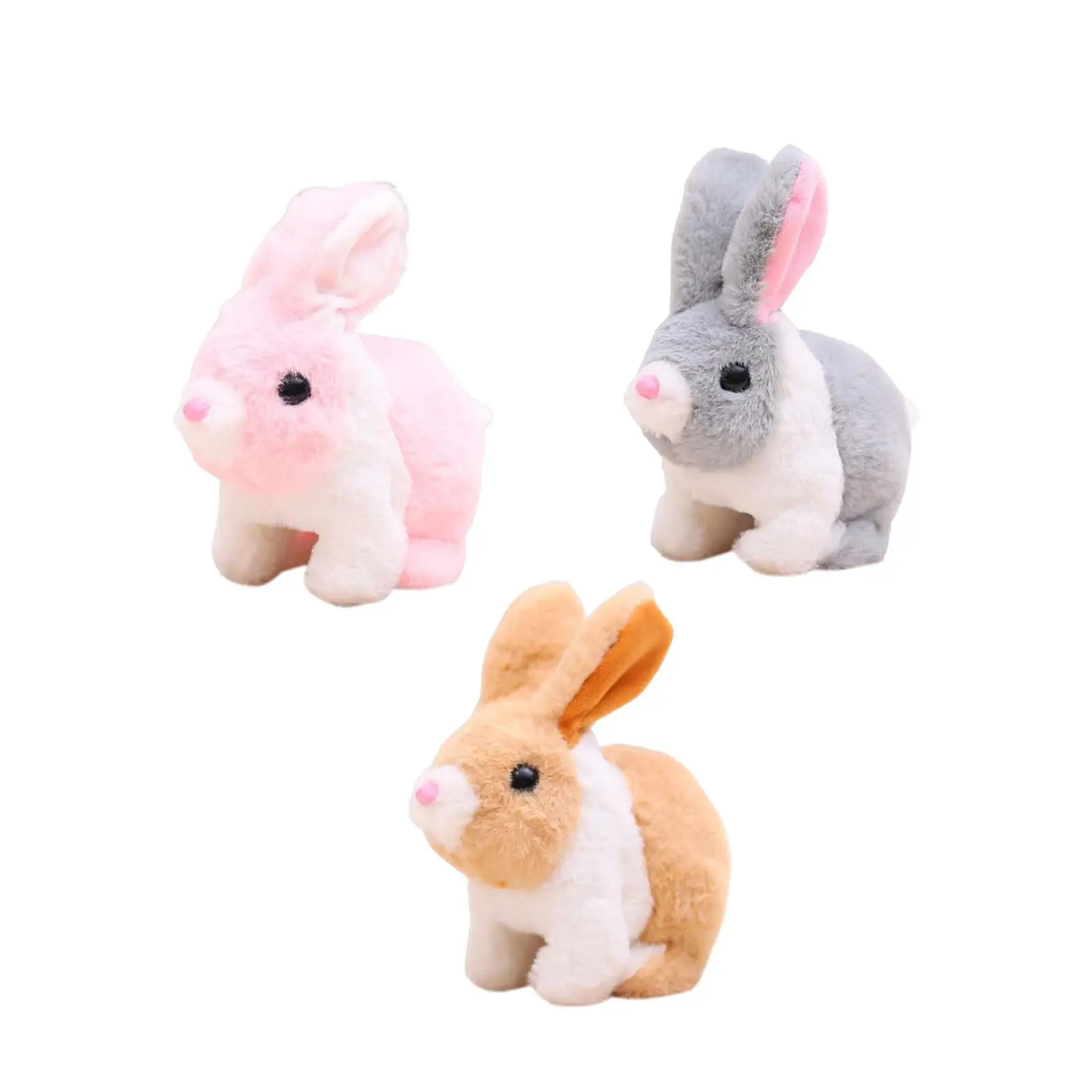 

Electric Bunny Toys Early Education Easter Plush Toy Novelty for Holiday