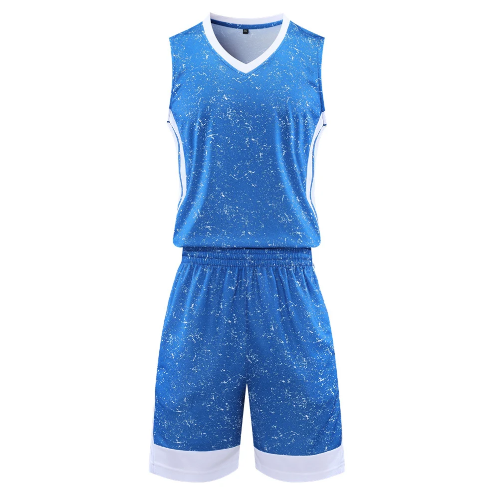 Adult Youth Basketball Set Xs-5Xl Men's Basketball Jersey Set Athletic Clothing Basketball Uniform Training Basketball Set