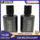 Адаптер для соединения с резьбой M14 Male-M10, 2 шт., переходник для шлифовальных чашек, сверла с алмазным ядром