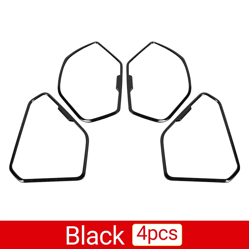 

Для Toyota RAV4 XA50 Hybrid 2019 2020 2021 2022 2023 2024 RAV 4 нержавеющая Дверная панель автомобиля звуковое кольцо рамка Крышка отделка наклейки