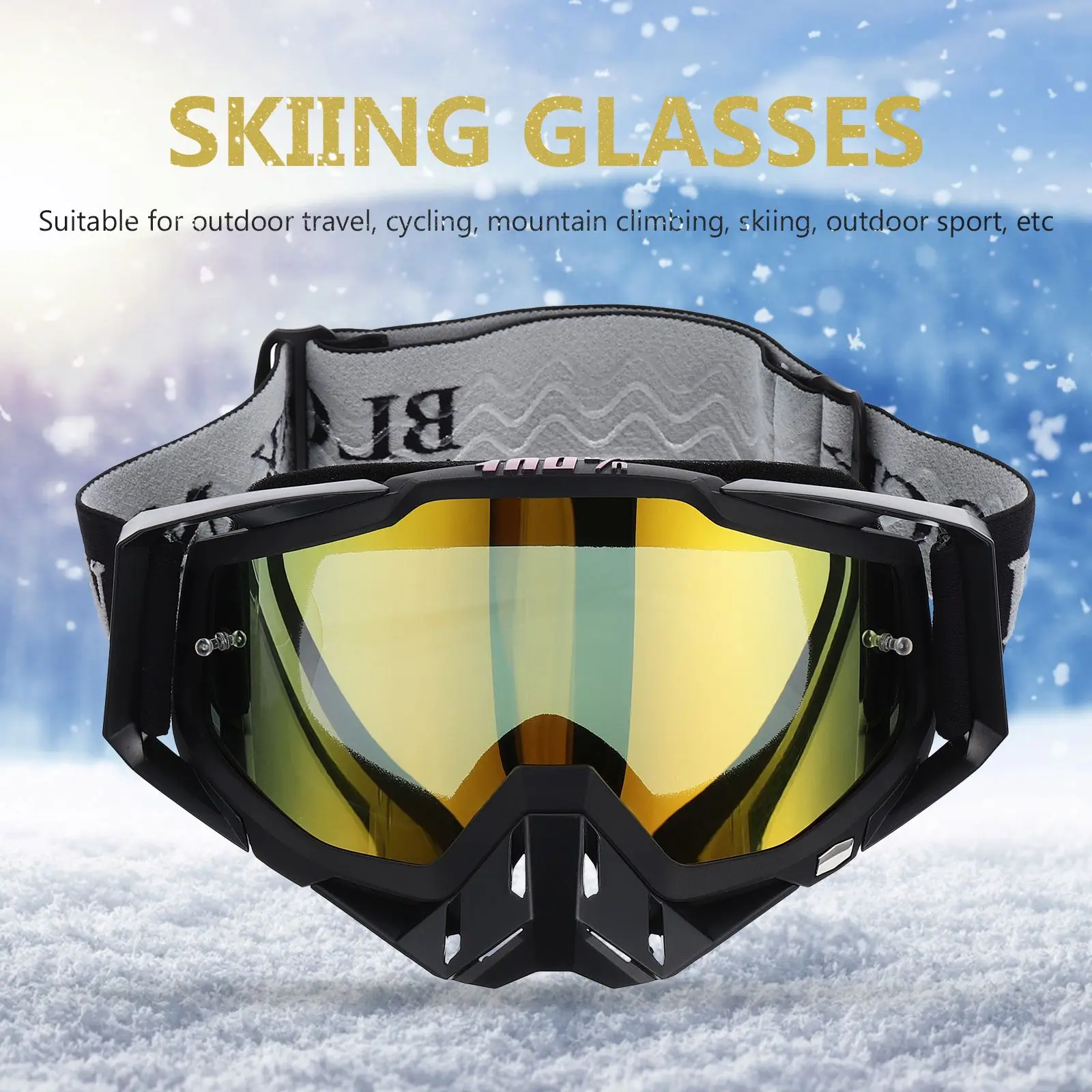 

Outdoor Sports Eyewear Winter Snow Skiing Cycling Goggles Windproof Glasses