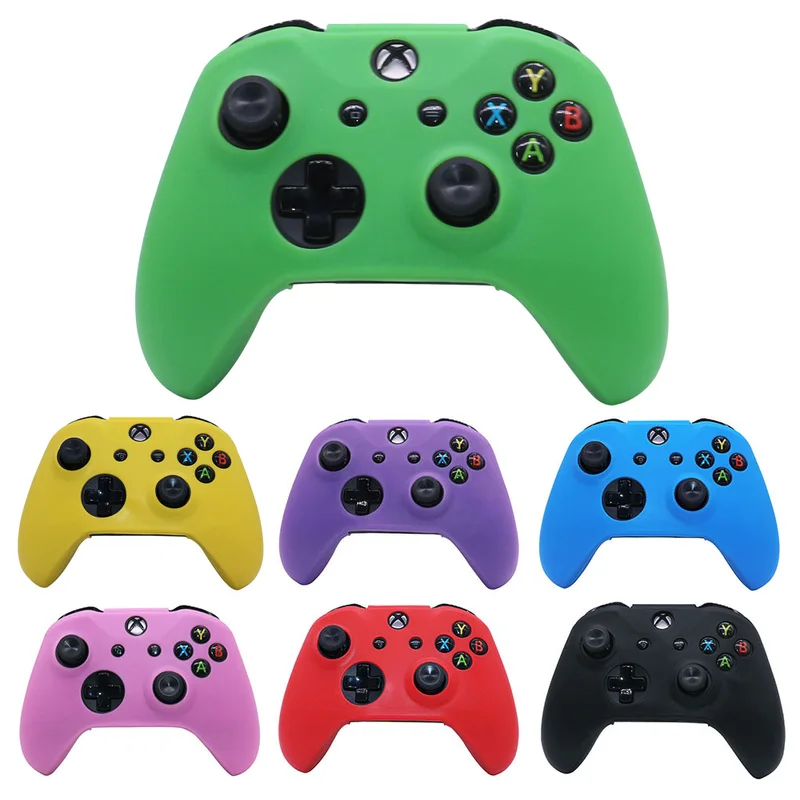 Silicone Soft Protective Case Skin For XBox One S Controller Gamepad Cover Controle Games Accessories Joystick For XBOXONES Skin