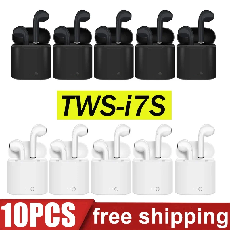 

Hot Sell 10 PCS TWS-I7S Bluetooth 5.0 Earphone Wireless Headphone Stereo Headset Mini Earbuds with HD Mic Wholesale Sale