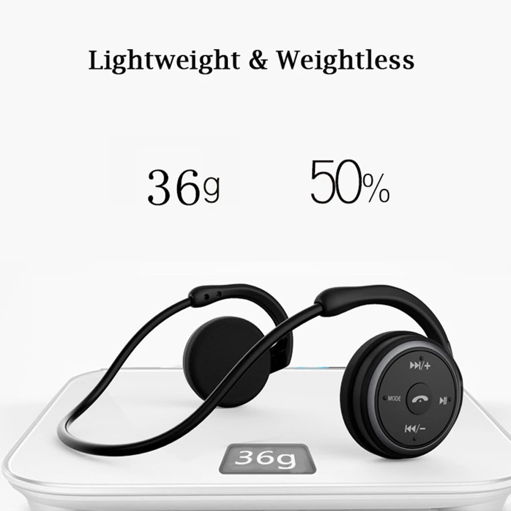 Suicen AX-698 Спортивные наушники Bluetooth Поддержка 32G TF-карты FM-радио Портативные