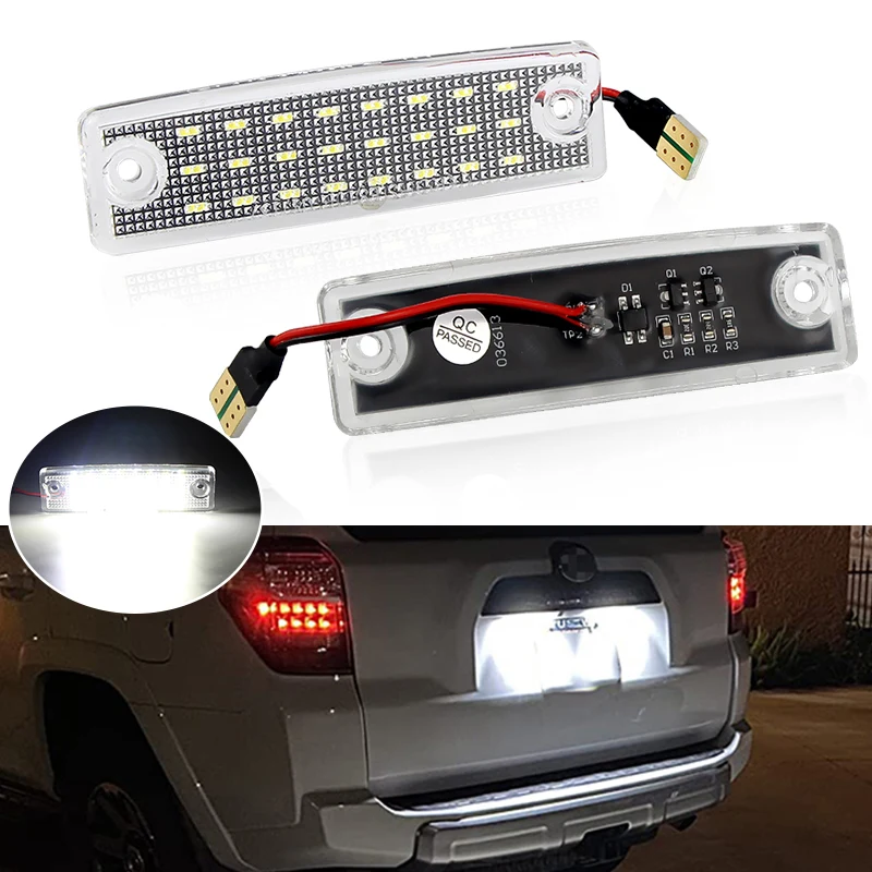 

Светодиодные Фонари Подсветки Номерного Знака Для Toyota Land Cruiser Prado 150 Series, 4Runner, Sienna, Sequoia, Hilux