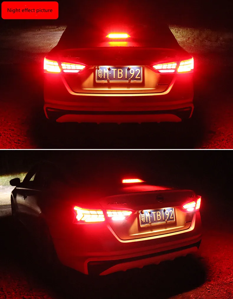 Автомобильный светодиодный задний фонарь для Nissan Altima Teana 2019 2020 2021 ходовой тормоз