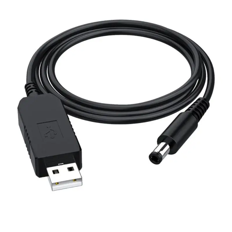 RYRA Durable 1m 2.1x5.5mm USB Power Boost Cable 5V To DC 9V 2A 12V 1.5A  Boost Converter Line 8DC Multi-function Transfer Cable