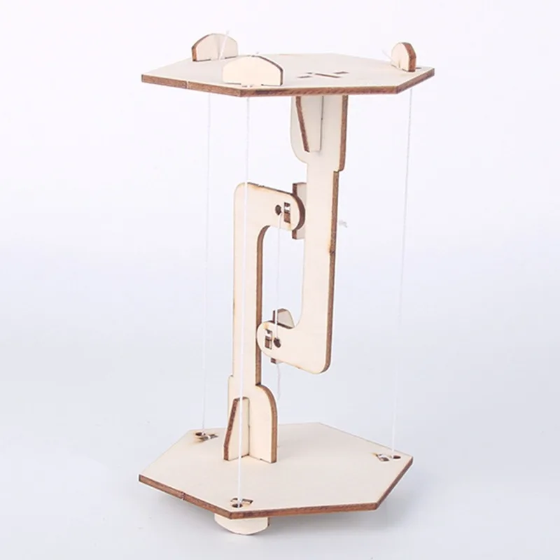 

Wooden Anti-Gravity DIY Tensegrity Structure Floating Table Model Toy For Kids Child Novel Physics Balance Bricks Building Block