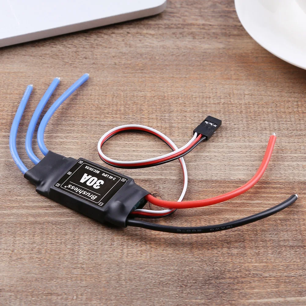 Регулятор скорости бесщеточного двигателя XXD 30A 2-4S ESC RC BEC T-rex 450 V2 вертолетная