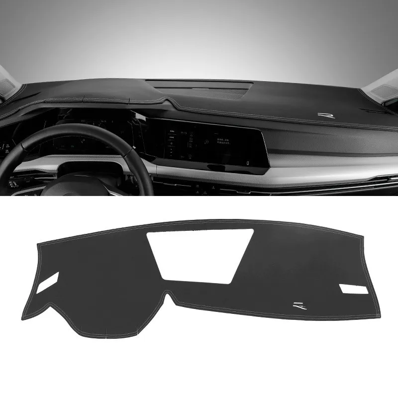 

YINGMA Interior Dashboard Carpet Dash Mat Cover Decoration Central Control Sun Protection pad retrofit part for VW Golf 8 MK8