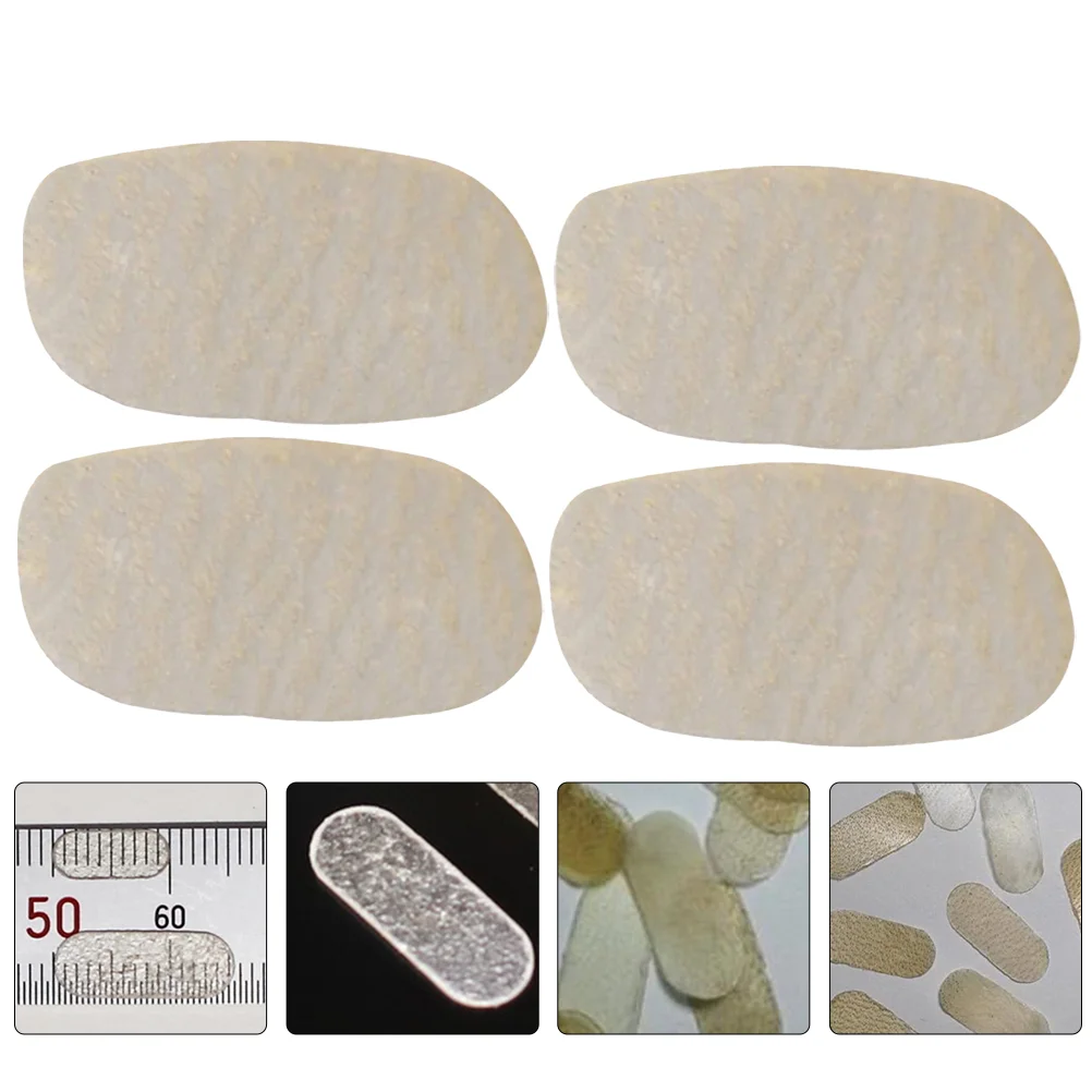 

4 Pcs Bridge Protection Pad Instruments Accessories Pads Violin Music Protector Professional Sheepskin Supply Student Wire suit