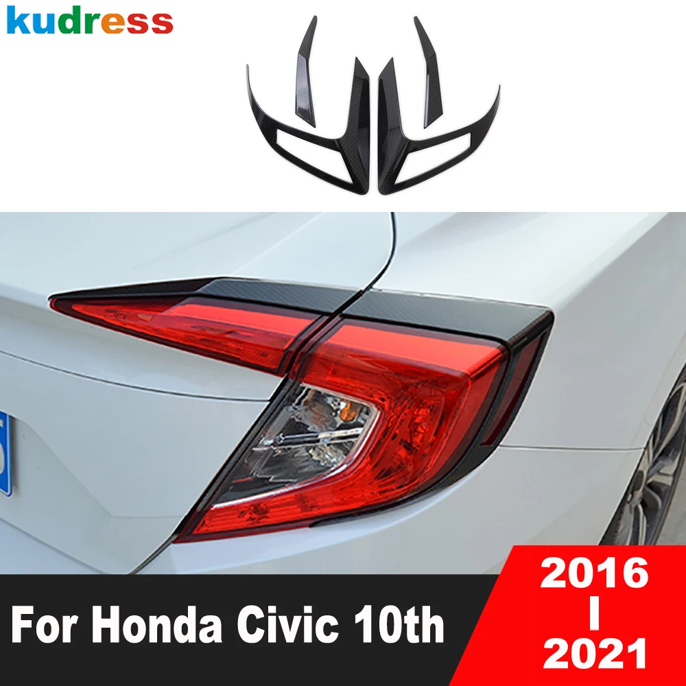 

Накладка на заднюю фару для Honda Civic 10, 2016-2019, 2020, 2021 седан