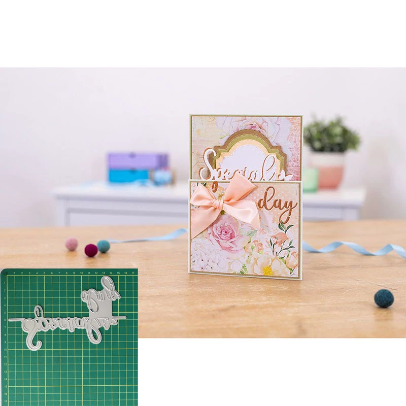 

Special day lace Metal Cutting Dies Stencils Decoration DIY Photo Scrapbooking Embossing Templates Molds Crafts