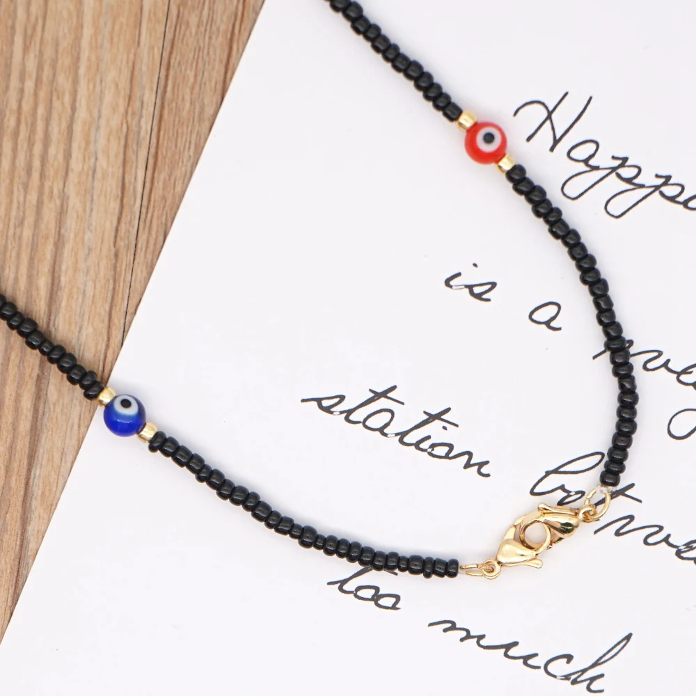 Ожерелье-цепочка для очков с акриловыми бусинами 58 см