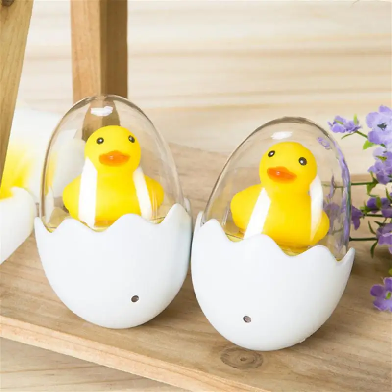 

Cute Yellow Duck Night Light Timing LED Night Light 110V 220V EU Plug Socket Wall Lamp With Remote For Children's Cartoon Gift