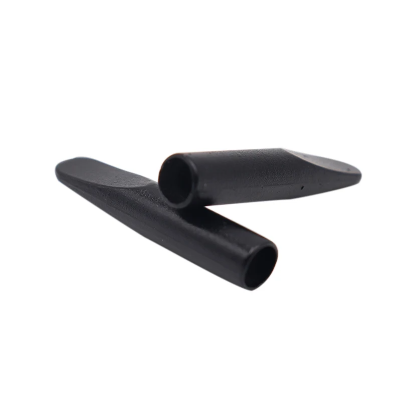 Coolstring Black Plastic Aglets 100pcs/pck Wholesale Shoelace Accessories Air Sneaker Boots Canvas Tape Trendy Lacetends Easytip