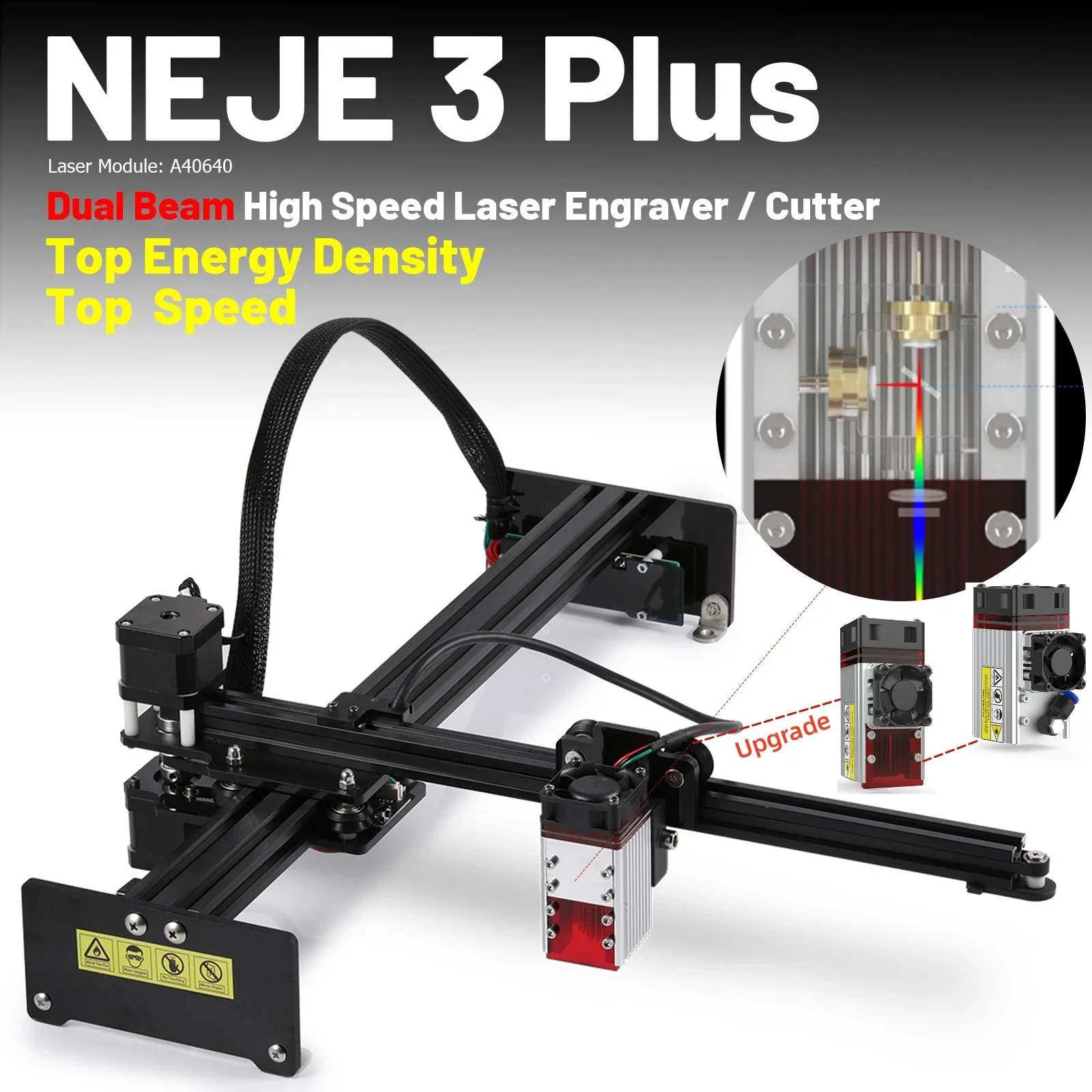 NEJE Master 3  Plus 80w 3 PLUS CNC Laser Engraver Cutter Engraving Machine Router Lightburn,App Control,Wood Milling Machine