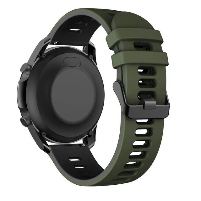 Фото Ремешок силиконовый для Samsung Watch 5/4/3 40/44 мм, спортивный браслет для Amazfit GTR/GTS Correa, 22 мм 20 мм №3