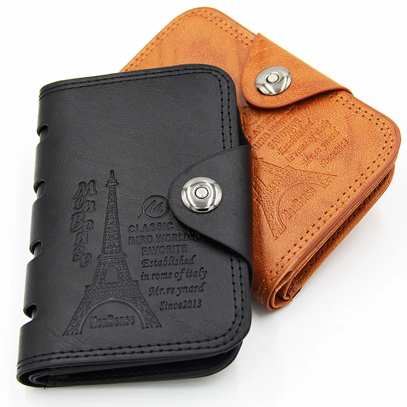 

Genuine Men's Wallet Trifold Vintage Hasp Coin Purse Male RFID Multiple Cards Holder Portomonee PORTFOLIO Walet For Man wallet