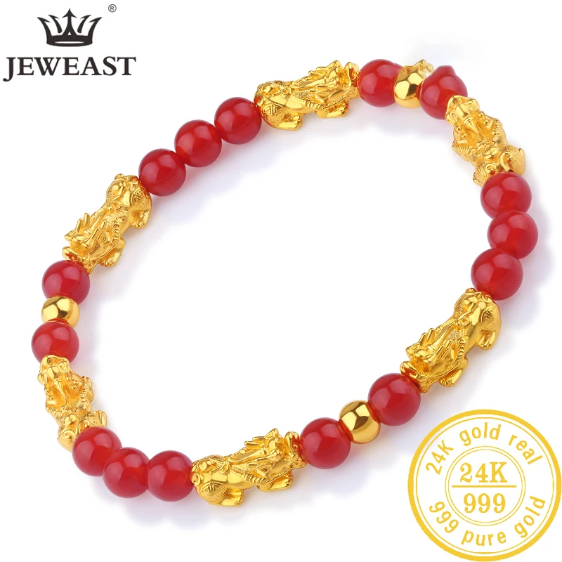 

Браслет JLZB из чистого золота 24 карата, браслет из 999 твердого золота, высококлассная красивая бабочка, модные классические ювелирные издели...