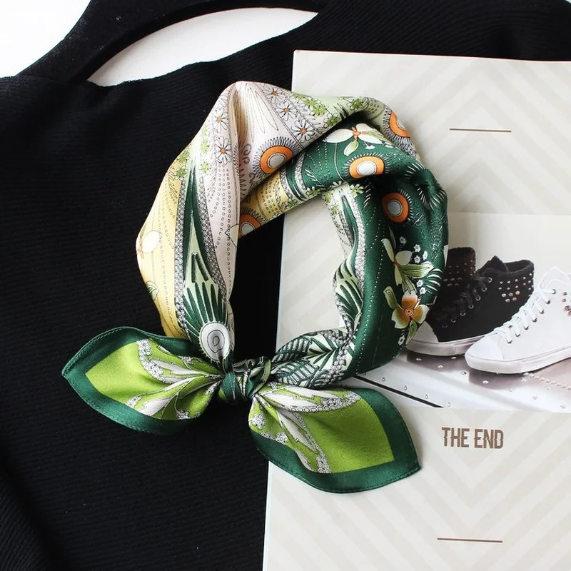 

Silk Scarf 53*53cm Woman Scarves for Neck Hijabs for Woman Luxury Bag Woman Hair Scarf Hand Bags for Women Luxury Headband