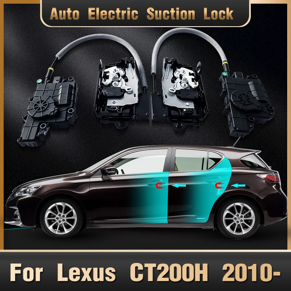 

Умный автоматический Электрический Всасывающий дверной замок для Lexus CT CT200H 2010-Автоматический Мягкий закрывающий дверь супер тихий автомоб...