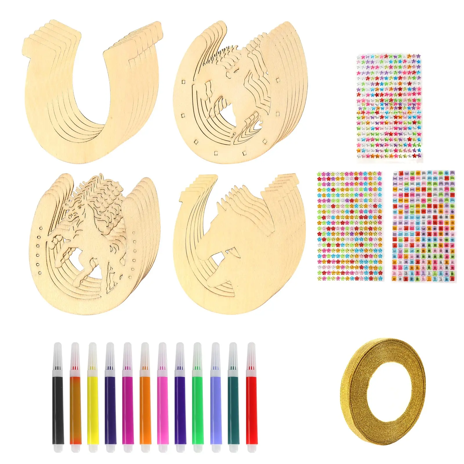Handmade Blank Graffiti Chip Diy Craft Decoration